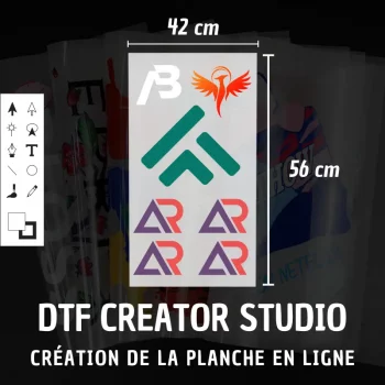 Impression DTF format a2 creator studio